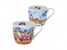     Bone China Becher 'Holidays' 400 ml