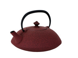 Japan Eisenteekanne 'Muji' 0,65 l in rot