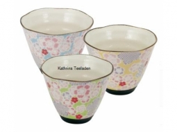 Japan Keramik Teecup Yuzuki 6 Stück