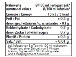 Früchtetee Ingwerstäbchen mild natürlich