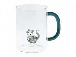 Glasbecher 'Dog' oder Cats 420 ml mit ..